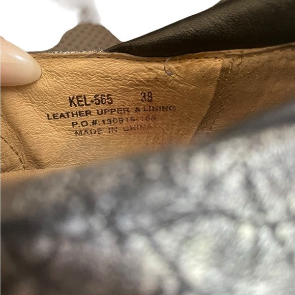 Alegria Keli Clog Cracked Silver Metallic Size 8 (39 EU) Nursing Comfort - Picture 6 of 6